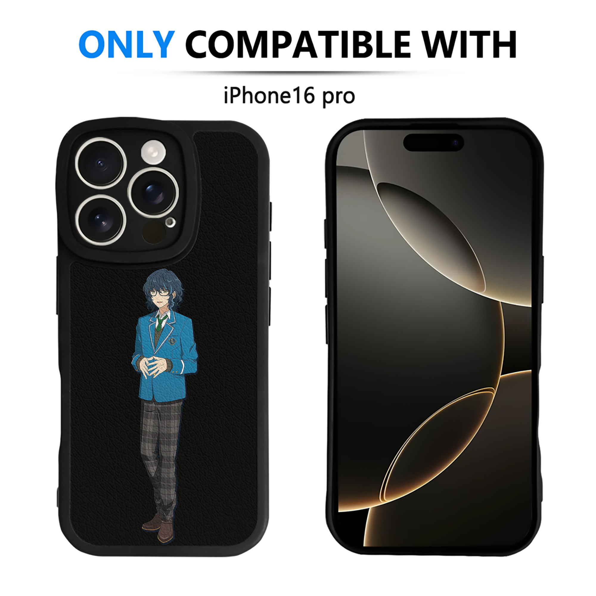 （画像用） あんさんぶるスターズ! Ensemble Stars 【iPhone 16シリーズ対応】シリコンスマホケース（レザー調） 材質：シリコン
